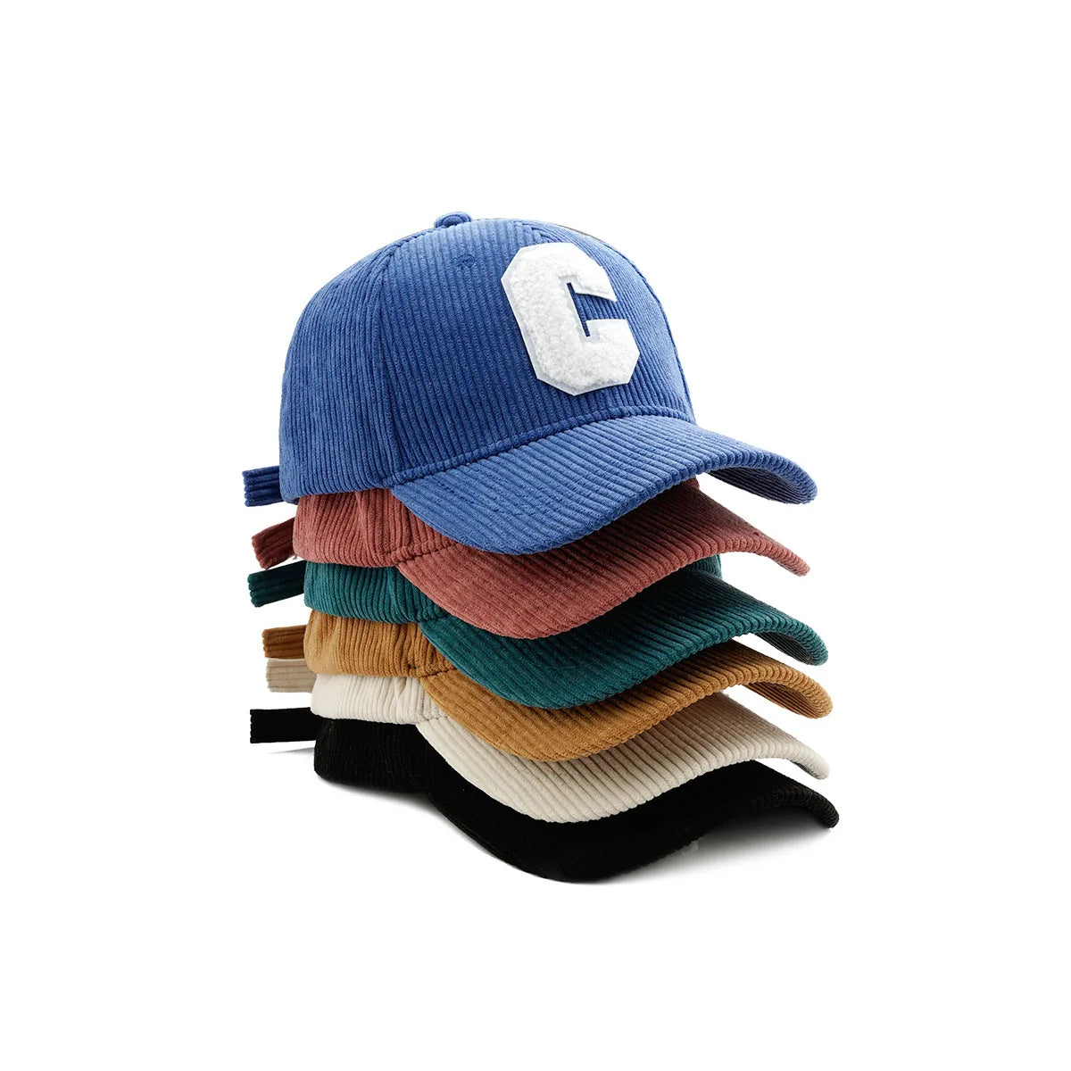 Corduroy Winter Hat Women'S Baseball Cap Towel Embroidery Men'S Cap for Female Snapback Hip-Hop Retro Cotton Plain Denim BQM189
