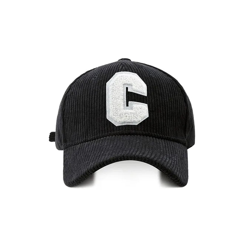 Corduroy Winter Hat Women'S Baseball Cap Towel Embroidery Men'S Cap for Female Snapback Hip-Hop Retro Cotton Plain Denim BQM189