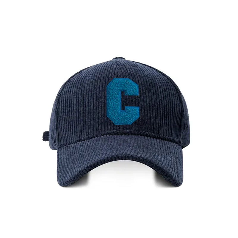 Corduroy Winter Hat Women'S Baseball Cap Towel Embroidery Men'S Cap for Female Snapback Hip-Hop Retro Cotton Plain Denim BQM189
