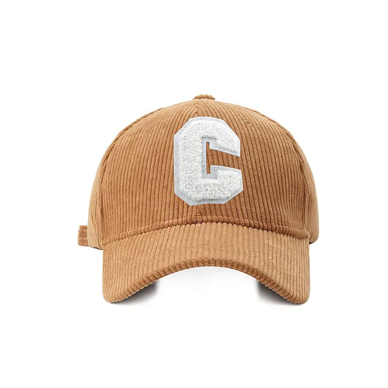 Corduroy Winter Hat Women'S Baseball Cap Towel Embroidery Men'S Cap for Female Snapback Hip-Hop Retro Cotton Plain Denim BQM189