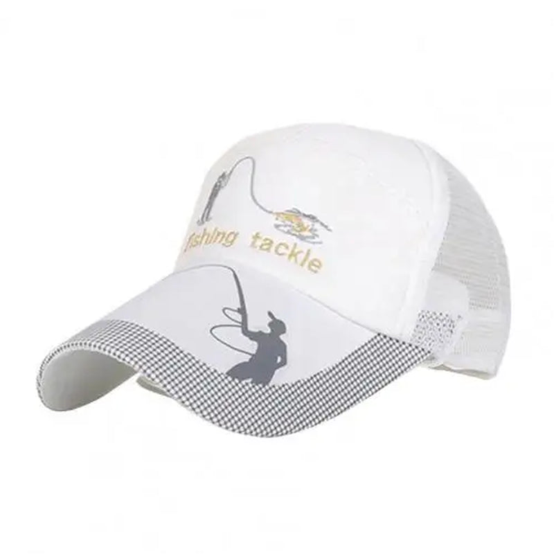 Outdoor Sport Baseball Cap Spring and Summer Men Women Fashion Outdoor Sun Protection Tackle Mesh Baseball Cap Fishing Hat