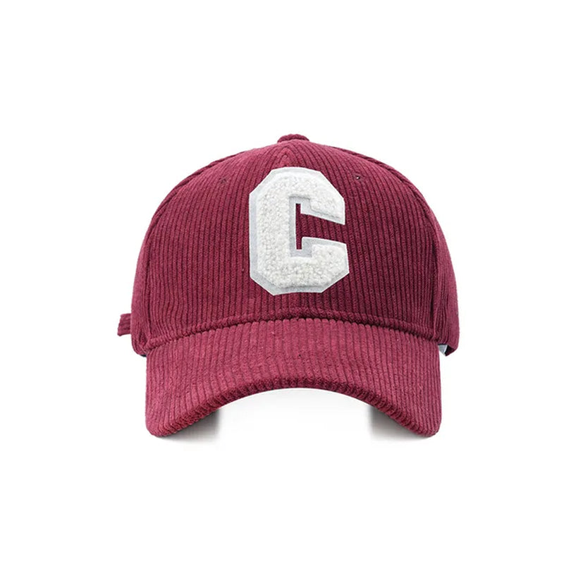 Corduroy Winter Hat Women'S Baseball Cap Towel Embroidery Men'S Cap for Female Snapback Hip-Hop Retro Cotton Plain Denim BQM189