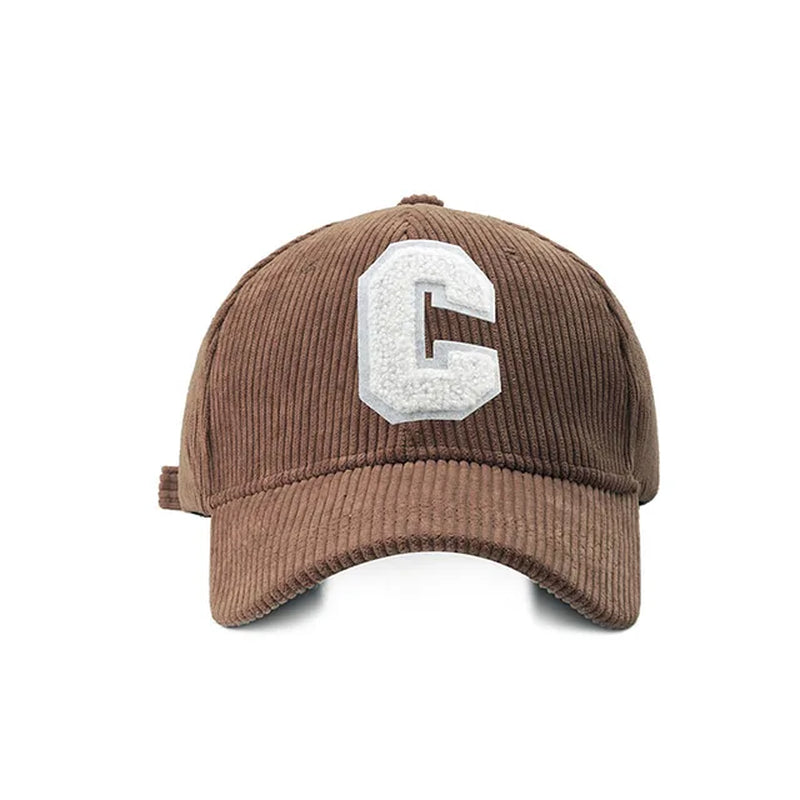 Corduroy Winter Hat Women'S Baseball Cap Towel Embroidery Men'S Cap for Female Snapback Hip-Hop Retro Cotton Plain Denim BQM189