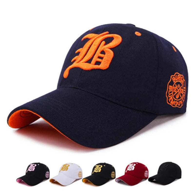 Men'S Baseball Hat Women'S Summer Hat Embroidery Cap Male Popular Snapback Hip-Hop Caps Sports Sun Hat