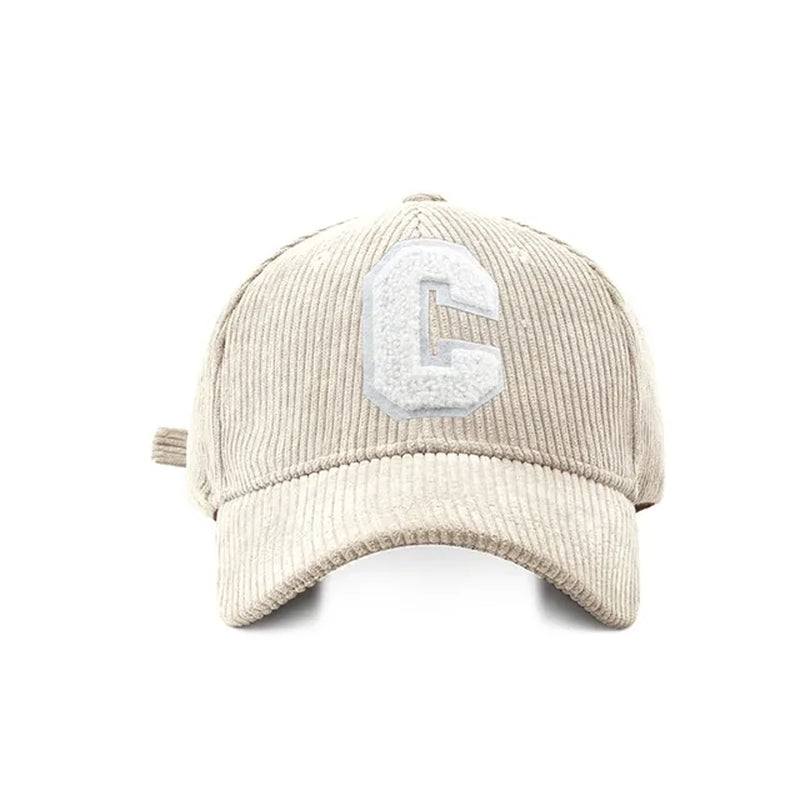 Corduroy Winter Hat Women'S Baseball Cap Towel Embroidery Men'S Cap for Female Snapback Hip-Hop Retro Cotton Plain Denim BQM189