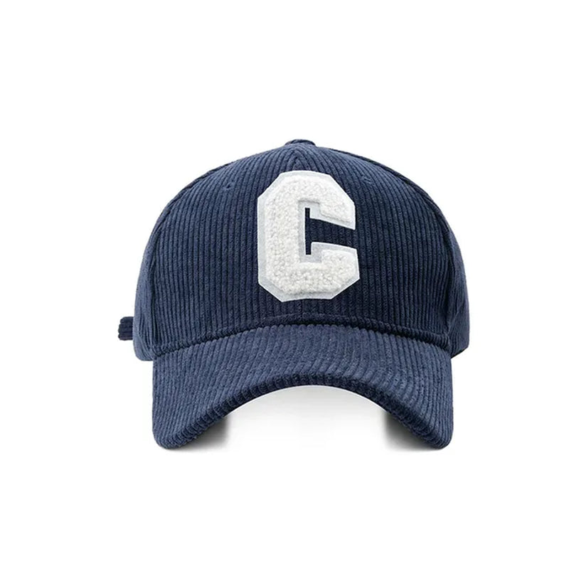 Corduroy Winter Hat Women'S Baseball Cap Towel Embroidery Men'S Cap for Female Snapback Hip-Hop Retro Cotton Plain Denim BQM189