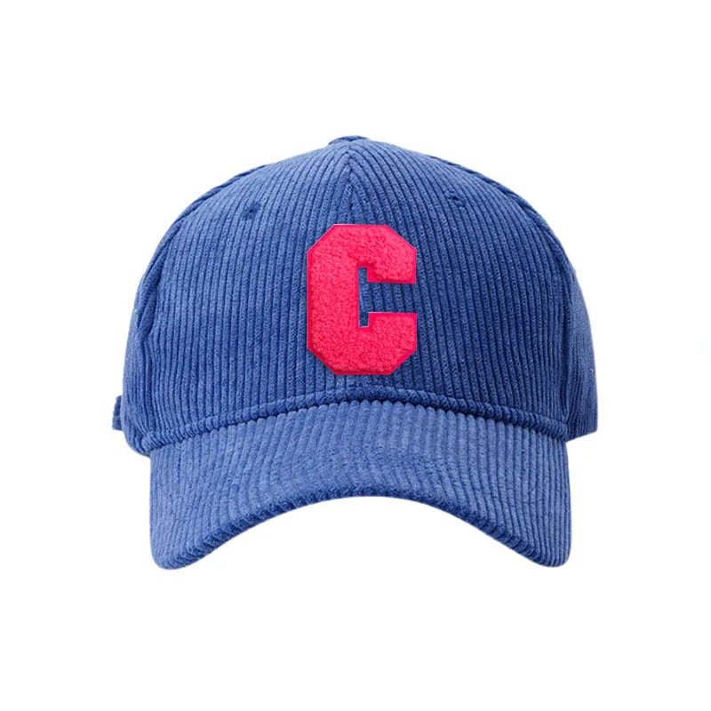 Corduroy Winter Hat Women'S Baseball Cap Towel Embroidery Men'S Cap for Female Snapback Hip-Hop Retro Cotton Plain Denim BQM189