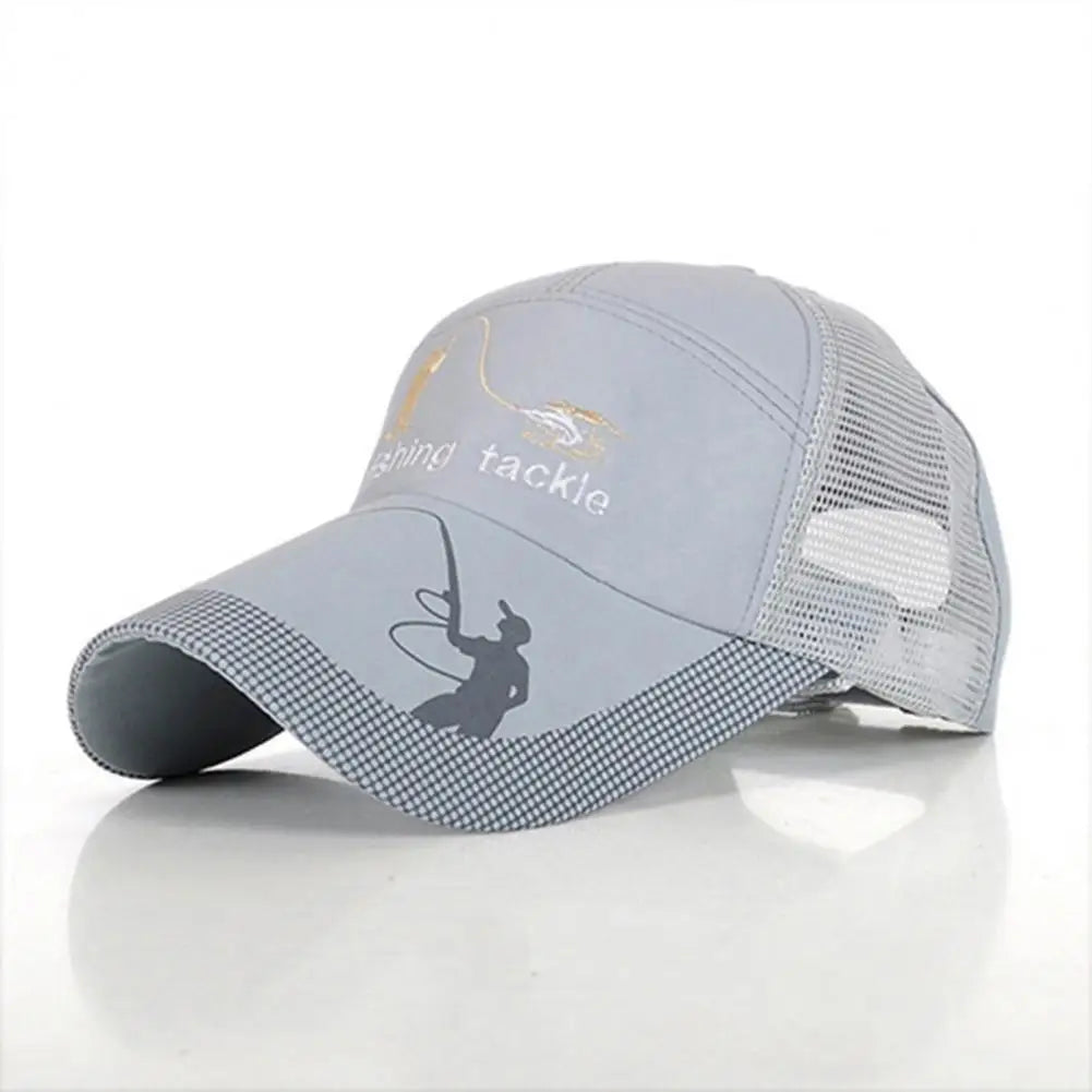 Outdoor Sport Baseball Cap Spring and Summer Men Women Fashion Outdoor Sun Protection Tackle Mesh Baseball Cap Fishing Hat